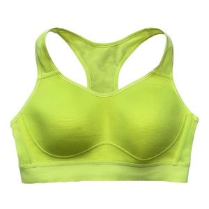 Gymshark High Support yellow sports bra